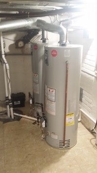 Installed two 40 gallon water heaters Mundelein, IL