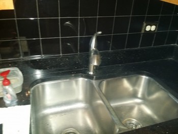 Installed new under mount kitchen sink and faucet, IL