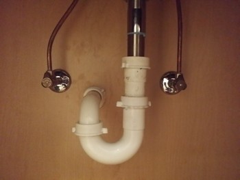 Bathroom sink re pipe and emergency shut off valve replacement Schaumburg, IL