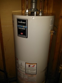 Installed new 40 Gallon Bradford White Water Heater