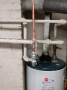Installed new Cooper piping for hot side of water heater Long Grove, IL
