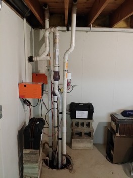 Installed sump pump and battery back up system Schaumburg, IL