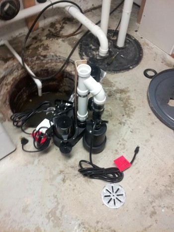 Sump Pump Install in Long Grove, IL