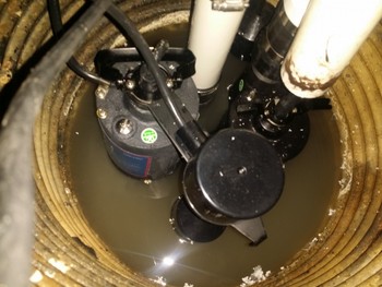 Sump pump and battery back up system install Barrington hills, IL