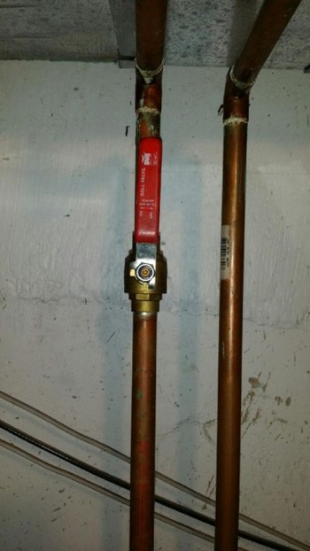 Jimmi The Plumber Installs New Emergency Shut-off Valve in Buffalo Grove, IL