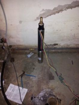 Well pump installed, Barrington