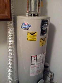 40 gallon water heater installed Schaumburg