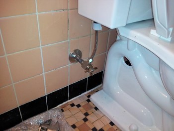 Toilet piping repair, Park Ridge